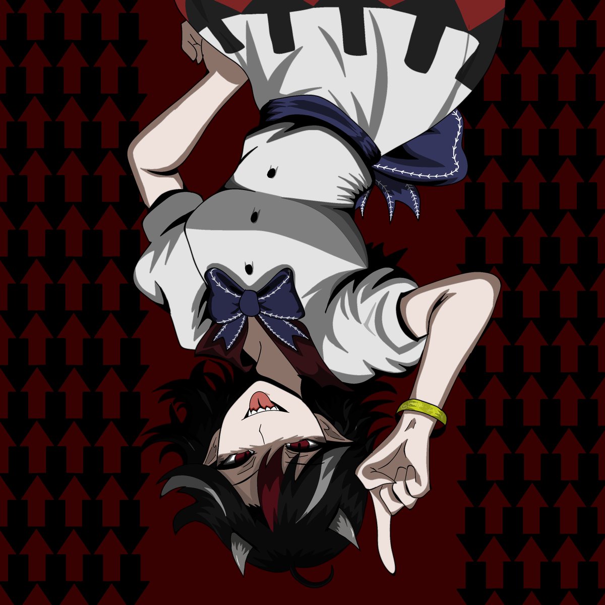 KinoshiiShroom's tweet image. Get rotated ⬆️⬇️

#東方 #東方Project #TouhouProject 
#鬼人正邪 #SeijaKijin #art