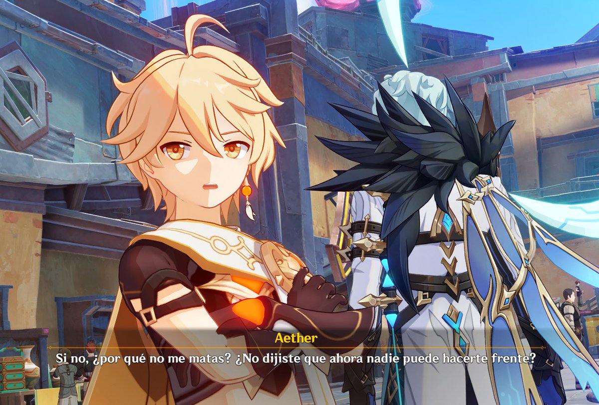 MeiruMoon's tweet image. Esto lo había mencionado desde las primeras misiones de Nod Krai pero de verdad estoy amando que Aether tenga diálogos vocales y no sean los jugadores los que elijan que debe decir, por fin es personaje propio y no un MC sin personalidad