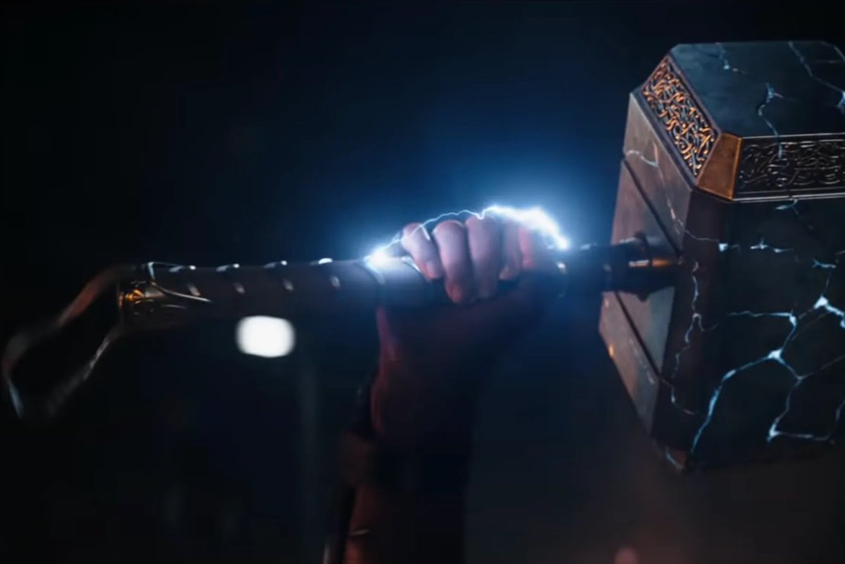 In the Thor teaser I think the reason he has Stormbreaker is because Love is at home with Mjolnir. She is connected to Eternity so if the Multiverse is dying it’s probably effecting her. Just like how Mjolnir was helping keep Jane alive I think it’s helping preserve Love’s life.