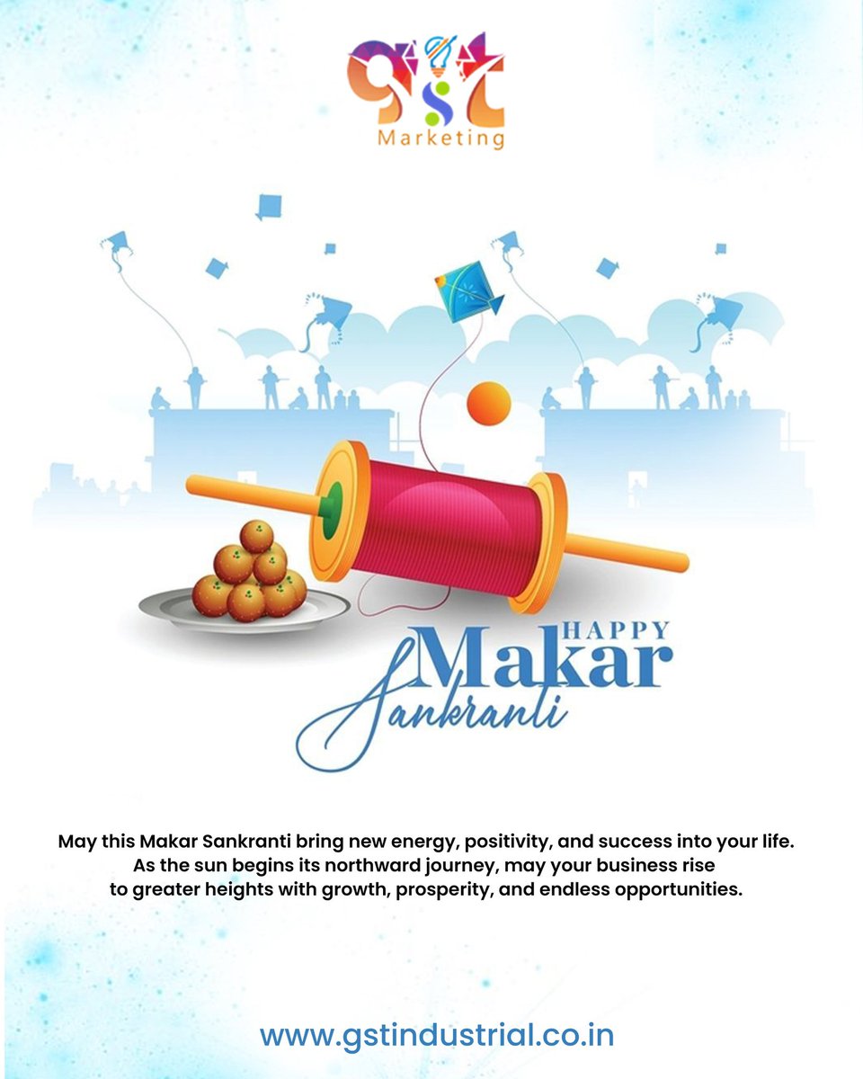 gstmarketingggn's tweet image. Enjoy Makar Sankranti with fresh vigor and prosperity. This holiday season, let growth, optimism, and multicare solutions take your business to new heights. 🪁
📞 : 92897 88922
🌐 : gstindustrial.co.in
#MakarSankranti #BusinessGrowth #Multicare #FestiveVibes #NewBeginnings