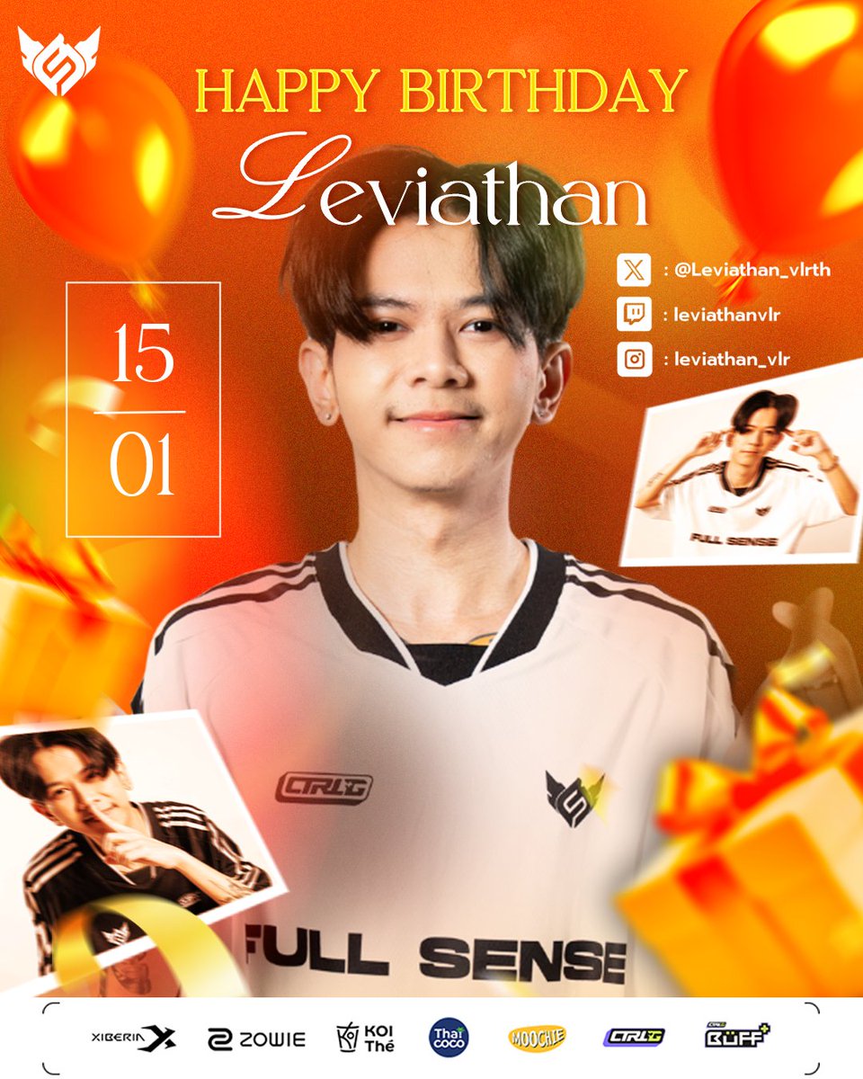 🎉 Happy Birthday to “ <a href="/Leviathan_vlrth/">FS Leviathan</a>  ” 🎂
Happy Birthday to our talented Nong Nine🫶🏻This year marks a very special milestone—your first year proving yourself on the big stage.
Wishing you a year full of growth, unforgettable moments, and amazing achievements. We and all FENCE