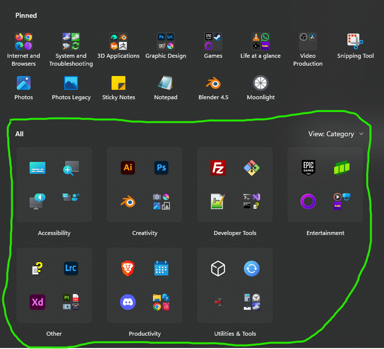 MarkSinister's tweet photo. @microsoft @windows For the love of god why do you suck so hard. It's bad enough you took way my Windows 10 start menu. But now you make this new menu where I can't even edit it! I don't need all this shit showing up when I open my start menu. I only want to see MY FUCKING APPS! https://t.co/TTDZcwFJT6