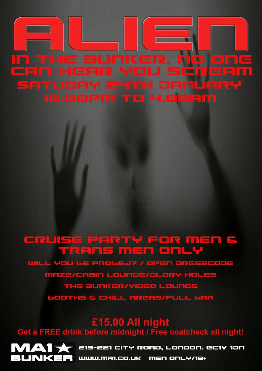 LondonBunker's tweet image. We have had a number of requests about running a n event for men and trans men. Well we came up with this concept for you to enjoy. If it proves popular we'll make the promotion a regular event. As there is nowhere for trans men to play in London we hope this helps you out!