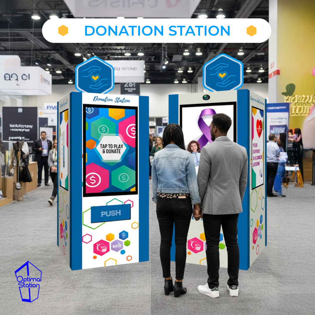 optimalstation's tweet photo. Make a difference at your next event!  

With a Donation Station, attendees can learn, engage with amazing charities, and enjoy an unforgettable experience. 
Contact Us: https://t.co/1erDGn7vVj

#OptimalGiving #DonationStation #MakeAnImpact #EngageAndInspire https://t.co/1DjaTQV3hV