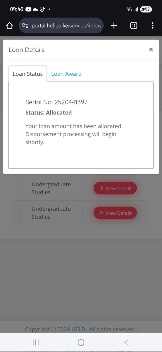 killercaution's tweet photo. @HELBpage Allocated status since August no loan history no batch admin please respond https://t.co/LEnPPYZGKr