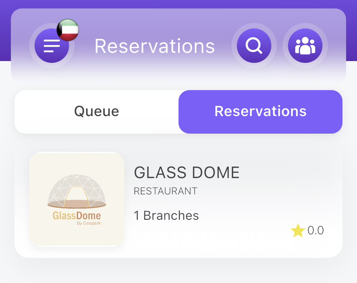 Fahdan's tweet image. ريكيو اكثر من طوابير 👏🏻
الحين صار في حجوزات ✔️

اليوم تقدر تحجز لدخول جيوبارك الكويت 🇰🇼 
وحق كشتات القبة الزجاجية Glass Dome
عن طريق ريكيو @ReQueue_app 💜🧡

والقادم اجمل بإذن الله