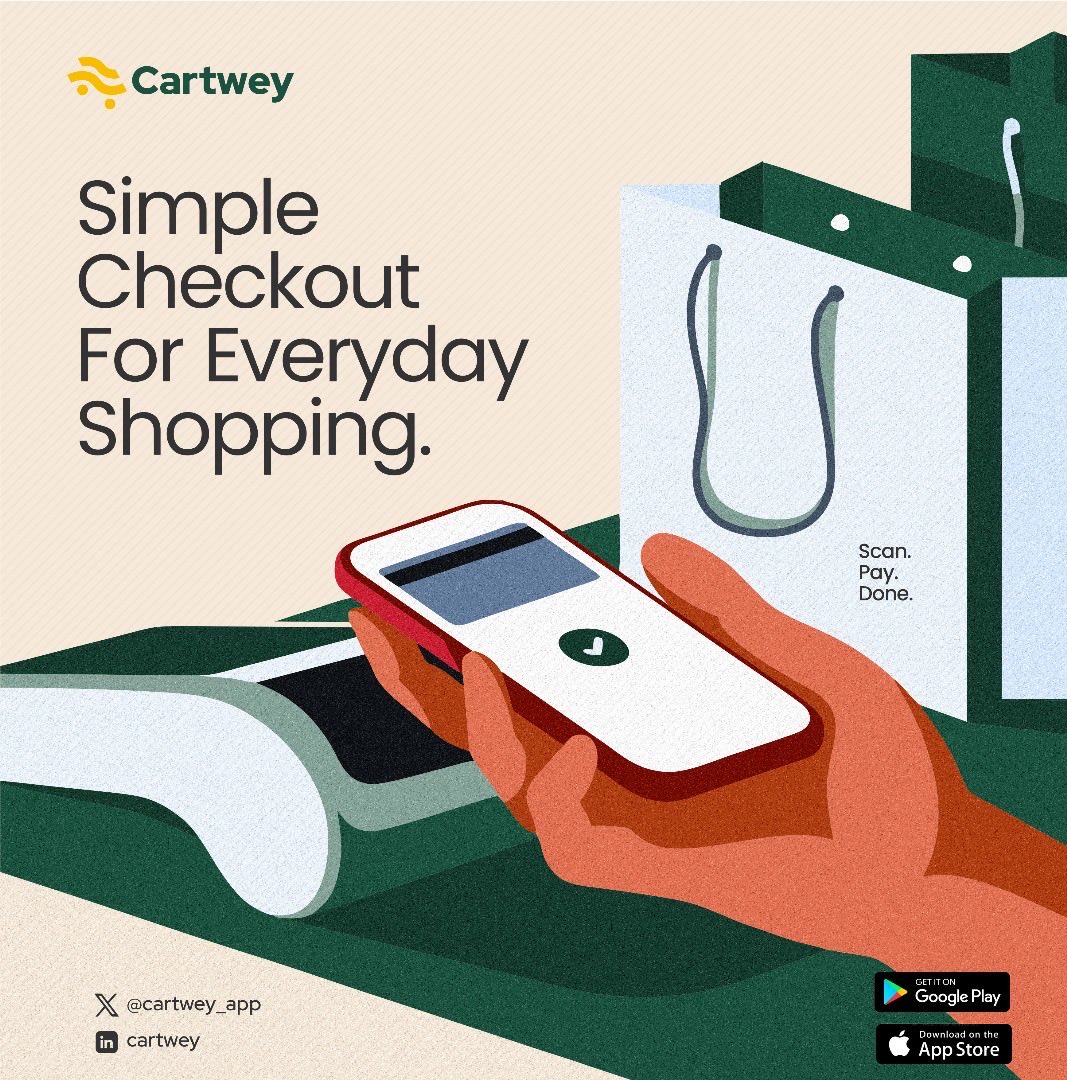 Why wait in line when your phone can do the work?

Cartwey lets you scan items, pay instantly, and leave faster.

Smart shopping starts here
