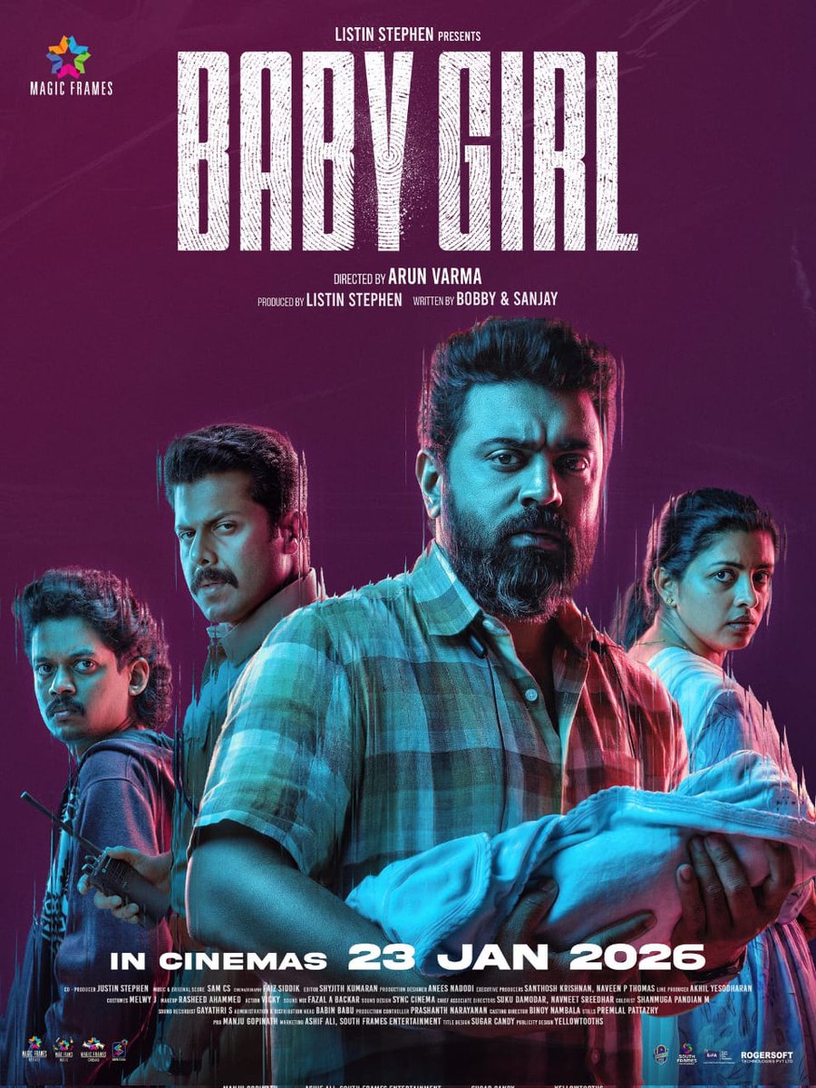 From Sarvam Maya to Baby Girl — the journey continues.
Worldwide release: Jan 23, 2026.
#BabyGirl #NivinPauly <a href="/NivinOfficial/">Nivin Pauly</a>