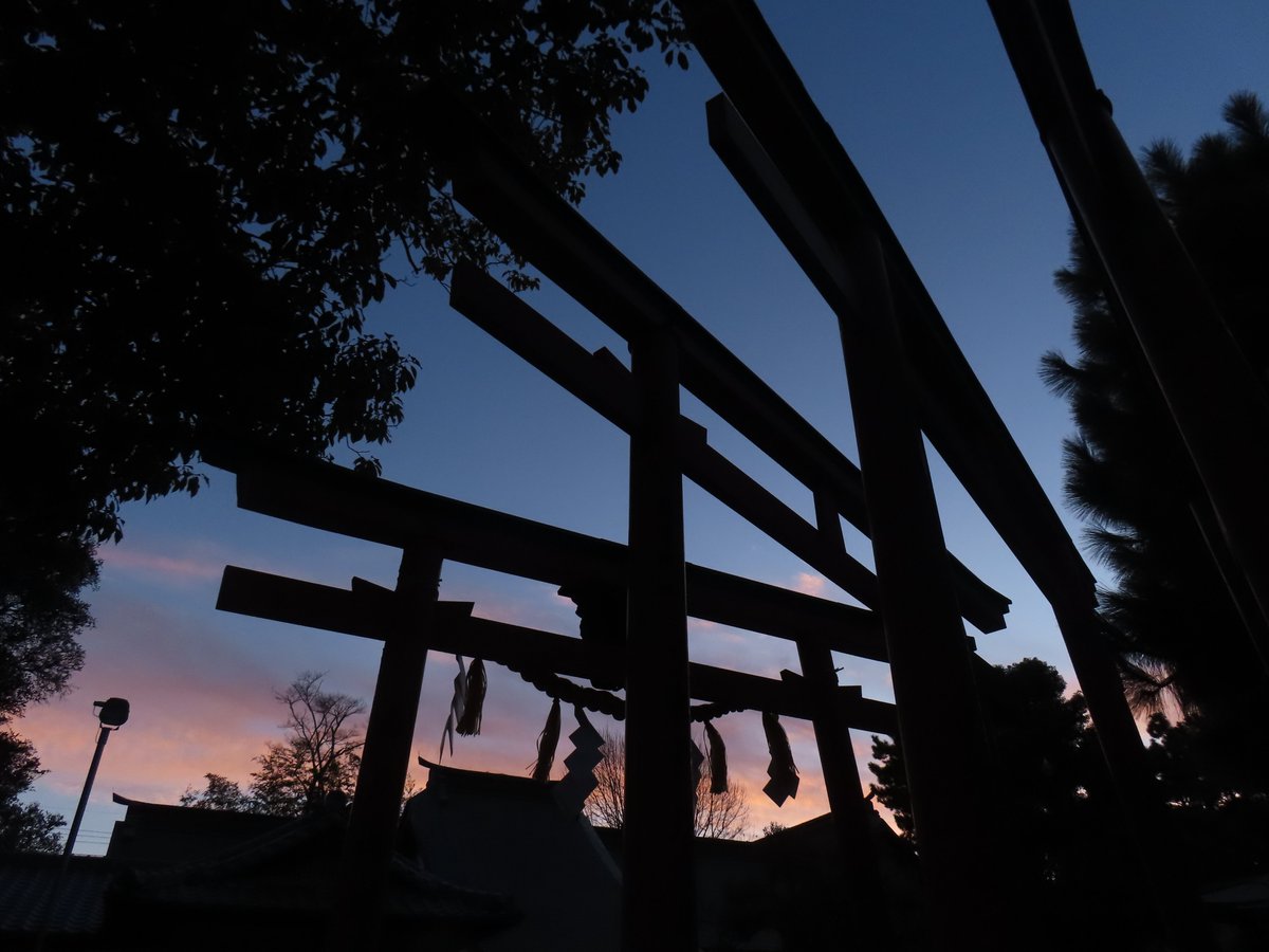 okushihousyoshi's tweet photo. #鳥居
#夕暮れ
#辛國神社
#マジックアワー
#フジイデライク
#写真好きな人と繫がりたい 
#ファインダー越しの私の世界
#風景写真好きな人と繋がりたい 
#風景写真
#藤井寺市
#司法書士 https://t.co/HGSK040hw1