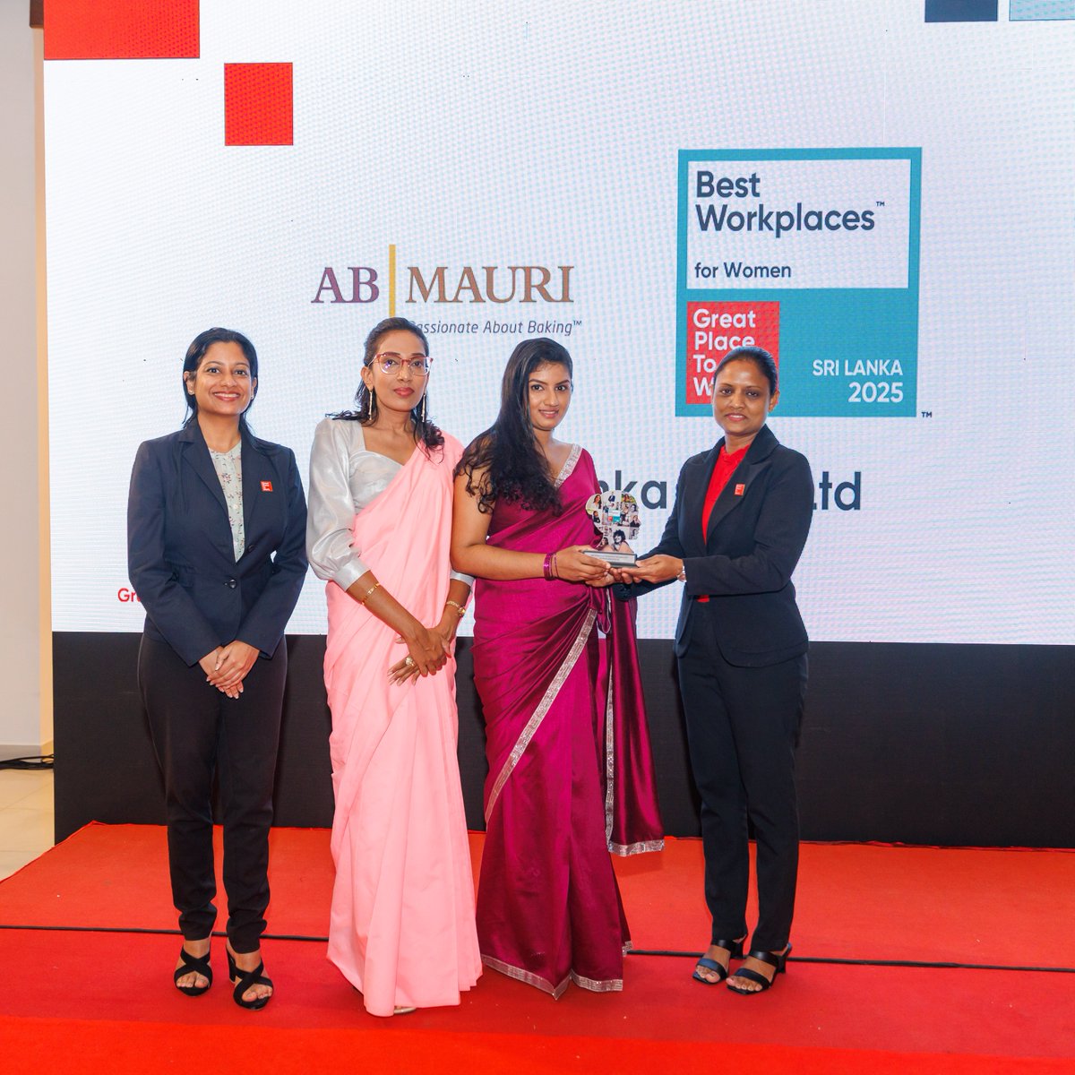 MauriBaking's tweet image. Every working woman knows the balance, ambition, responsibility, and real life happening.
AB Mauri Lanka has been recognised by Great Place to Work® as one of the Top 10 Best Workplaces™ for Women in Sri Lanka.
Because feeling supported and respected at work matters.
#SriLanka