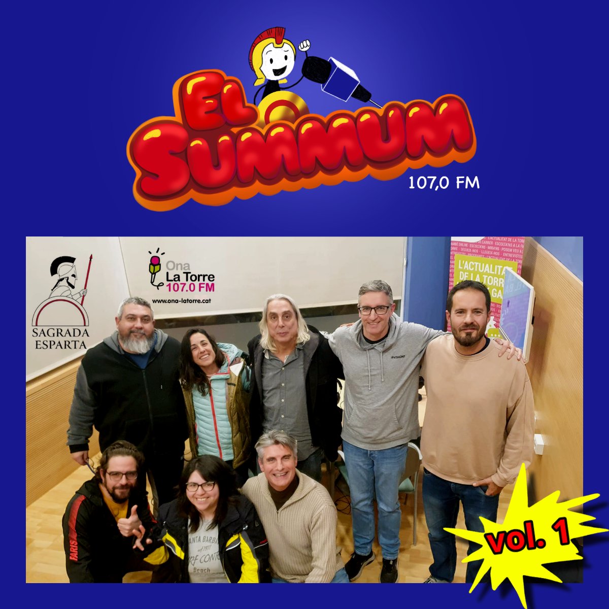 🎉 EL SUMMUM de <a href="/sagradaesparta/">Sagrada Esparta</a> arriba a <a href="/OnaLaTorre/">Ona la Torre 107.0FM</a> ! 👐🏻

Un programa on <a href="/vladstrange_/">VladStrange</a> , <a href="/VictorFG1982/">Víctor Fernández García | Bipolaridad y fantasía</a> , <a href="/VicJota/">VicJota</a> i Víctor Palau 3a Fase lluiten al costat d'Ismael, Silvia Mora i la banda Petaca Minuta i la seva música en viu!

Això és Esparta. ❤️‍🔥 Passió per l'art.

<a href="/RaquelMawu/">Raquel Martínez</a>
