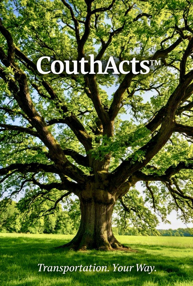 couthacts's tweet photo. A tree integrates every part of itself.
Leaves. Fruit. Branches. Trunk. Roots.

CouthActs™ is the tree of the transportation industry.

CouthActs™.
Transportation. Your Way. https://t.co/V9kw3va48w