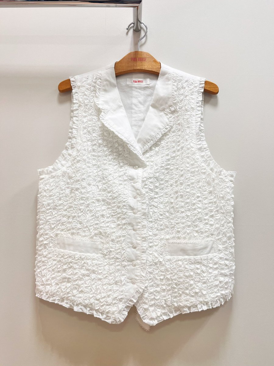 薄荷系ミックスピコフリルキャミブラウス - ピンクハウス通販