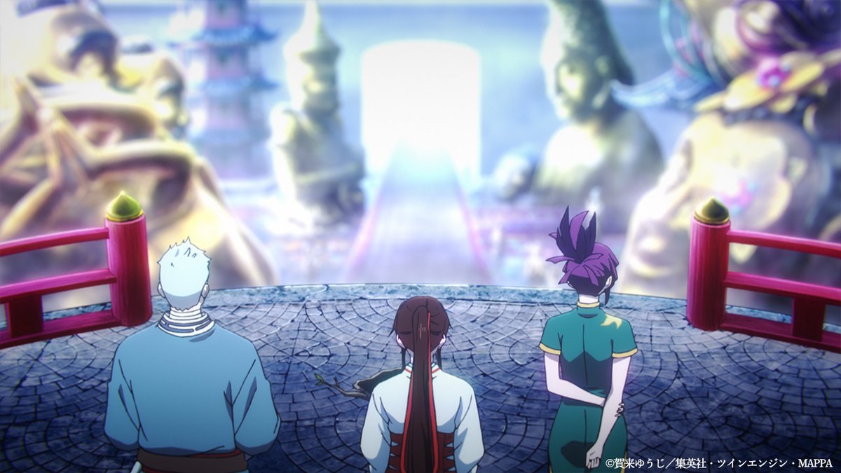 jplus_jigokurak's tweet image. ◤￣￣￣￣￣￣￣￣￣￣￣￣◥
　　TVアニメ『#地獄楽』
 第十五話「現（うつつ）と幻」
◣＿＿＿＿＿＿＿＿＿＿＿＿◢

あらすじ＆先行カットを公開！

1月18日㈰23時45分～
テレ東系他にて放送

🪷配信情報
毎週日曜24時15分より
Prime Video / NETFLIX / Lemino にて配信中

#地獄楽アニメ