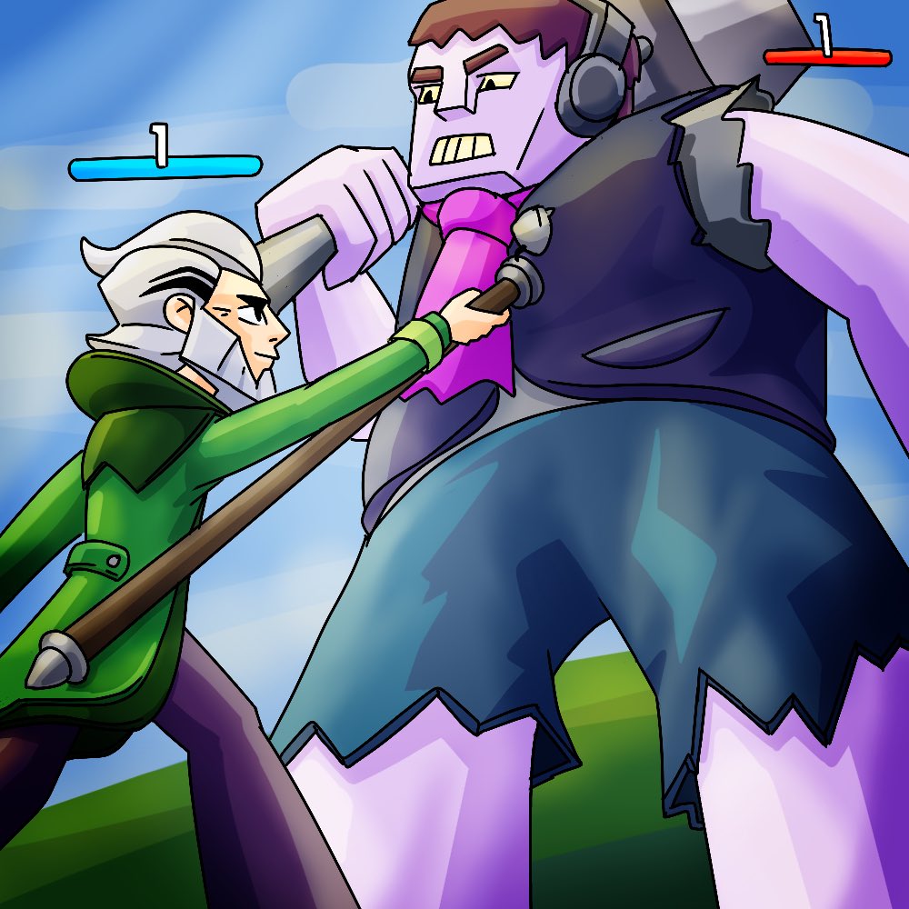 Ellerdore's tweet image. Level 1 Byron can win any 1v1 now… #BrawlStars #RandomBS #BrawlstarsArt