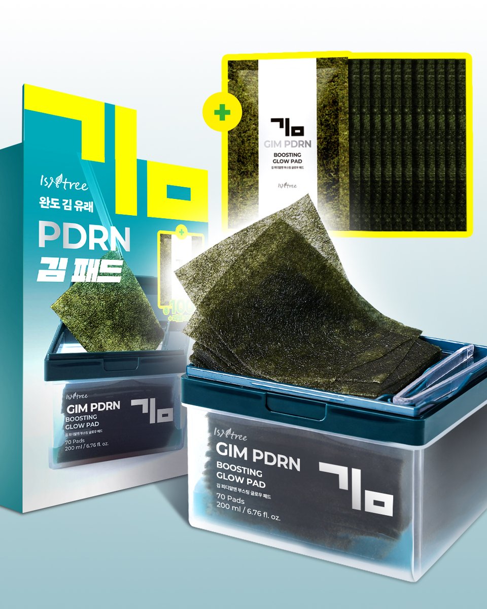 isntree_kr's tweet image. #EVENT #체험단
이즈앤트리 담당자, 일하다가 진짜 김인줄 알고 먹을 뻔~

따끈따끈한 신상 🩵NEW 김PDRN 패드🩵 등장!!!

이를 갈아 만든 이번 신제품.. 너무 촉촉하구 좋은데… 설명할 방법이 없어서…. RT이벤트 끓여왔어요✨

김패드 런칭 소문내주시는 30분께 올영기획세트 보내드릴게요🫶🏻…