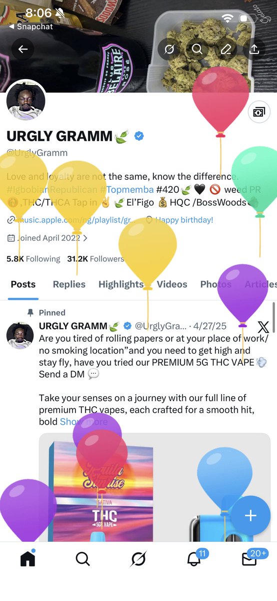 +1, Earthstrong 🎂, say a prayer for a urng niggah if u come across this on ur TL.