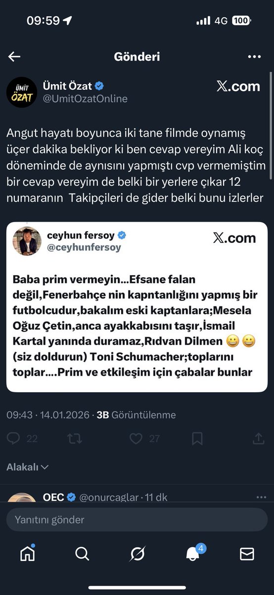 Fenetbahçe’de kaptanlık yapan Ümit Özat ın harika üslubu👍👍

Fenerbahçe kaptanlığı büyük sorumluluktu. Keşke o ağırlık, emekli olduktan sonra da taşınabilseydi