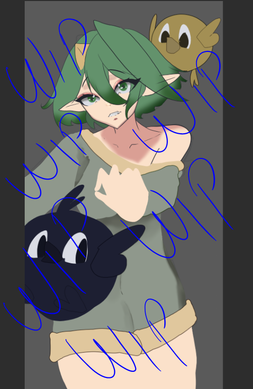 Still #WIP 

for <a href="/gabinette04/">Gaby_GM</a> ♥

#envtuber #vtuberfr #art #fanart #CSP #CLIPSTUDIOPAINT