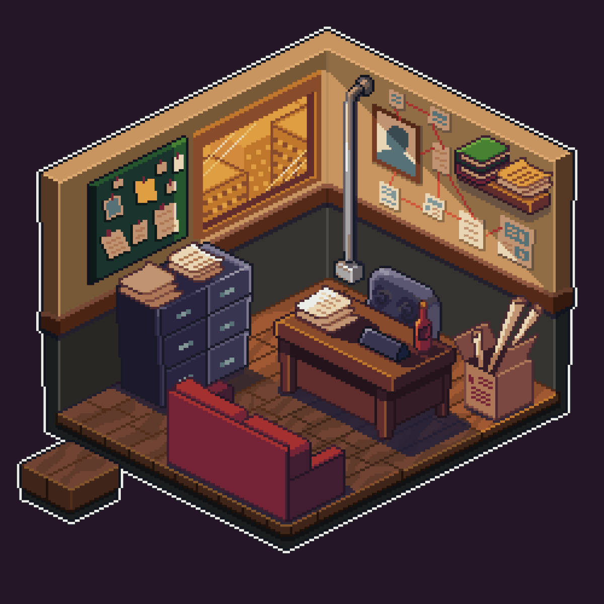 Bufkin Pixel Art tweet media