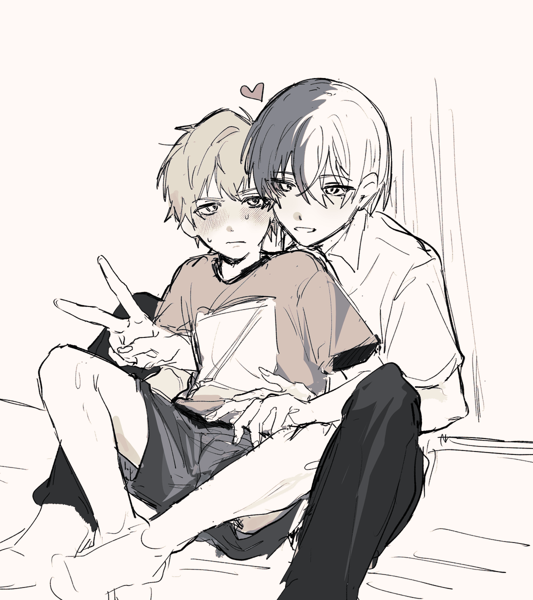 ガキおに彰冬らくがき