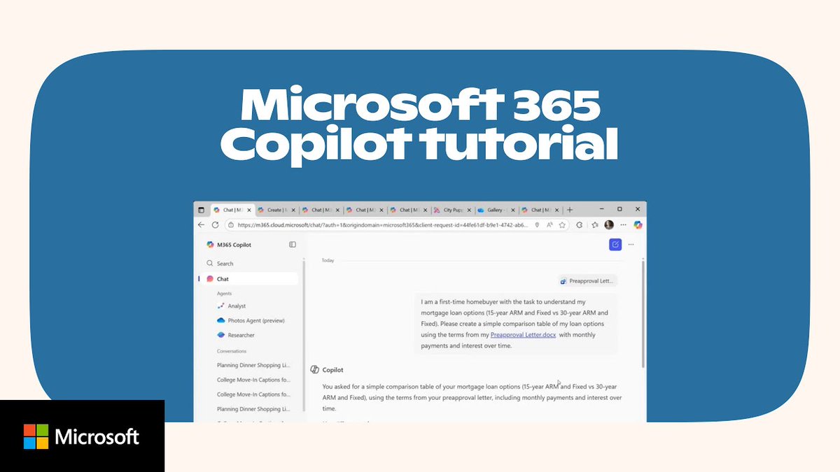 edwardsdna's tweet image. Copilot webinar: How to use the Microsoft 365 Copilot app: Chat, Researcher, and more (Ep. 5) youtube.com/watch?v=HTCQml… @Microsoft365 #MicrosoftCopilot #Microsoft365 #Copilot