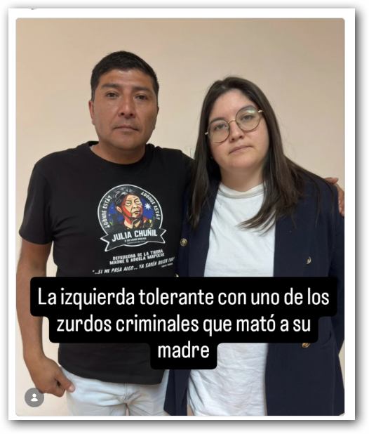 gene_llerena's tweet image. La delincuente @vidalcvale posando con el criminal q hoy, detenido por carabineros, se le atribuye parricidio/homicidio de su madre, sra. luisa CHUÑIL... q tal? 🤔🤔🤔