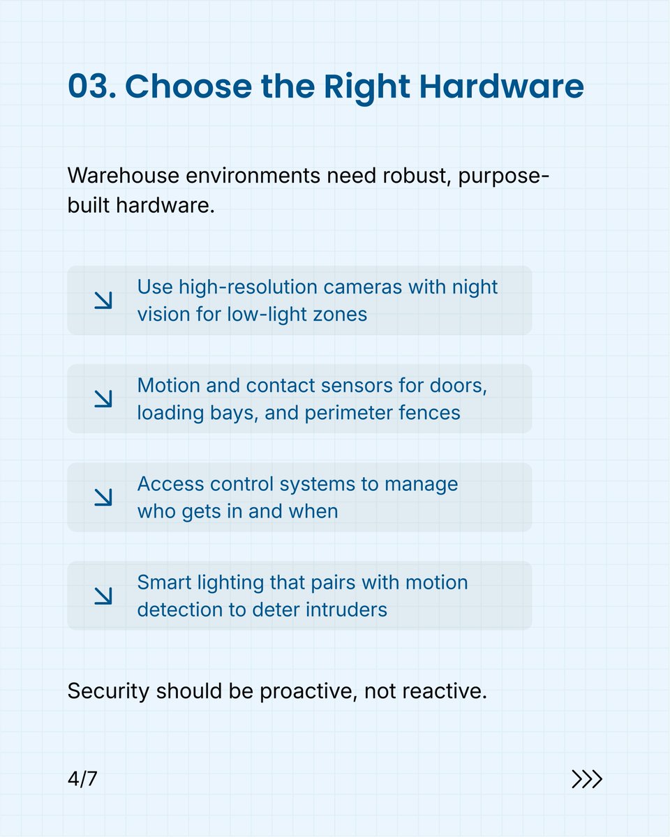 Part 1: Looking to upgrade your warehouse security system? Here are 5 things to consider before you invest.

Swipe to learn more

#warehousesecurity #physicalsecurity #inventoryprotection #facilitymanagement