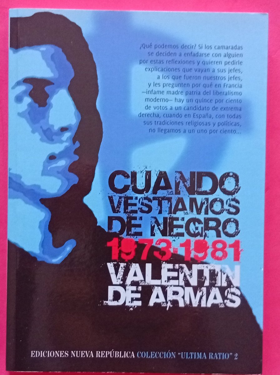 monpaslibros's tweet image. 📚 Título: Cuando vestíamos de negro

📝 Autor: Valentín de Armas

📌 Editorial: ENR

🔎 Estado: Nuevo

🛒 Precio: 11,00 euros

✅ Disponible en nuestro perfil de Wallapop

✉️ Escríbenos por MD

📦 Envíos a toda España