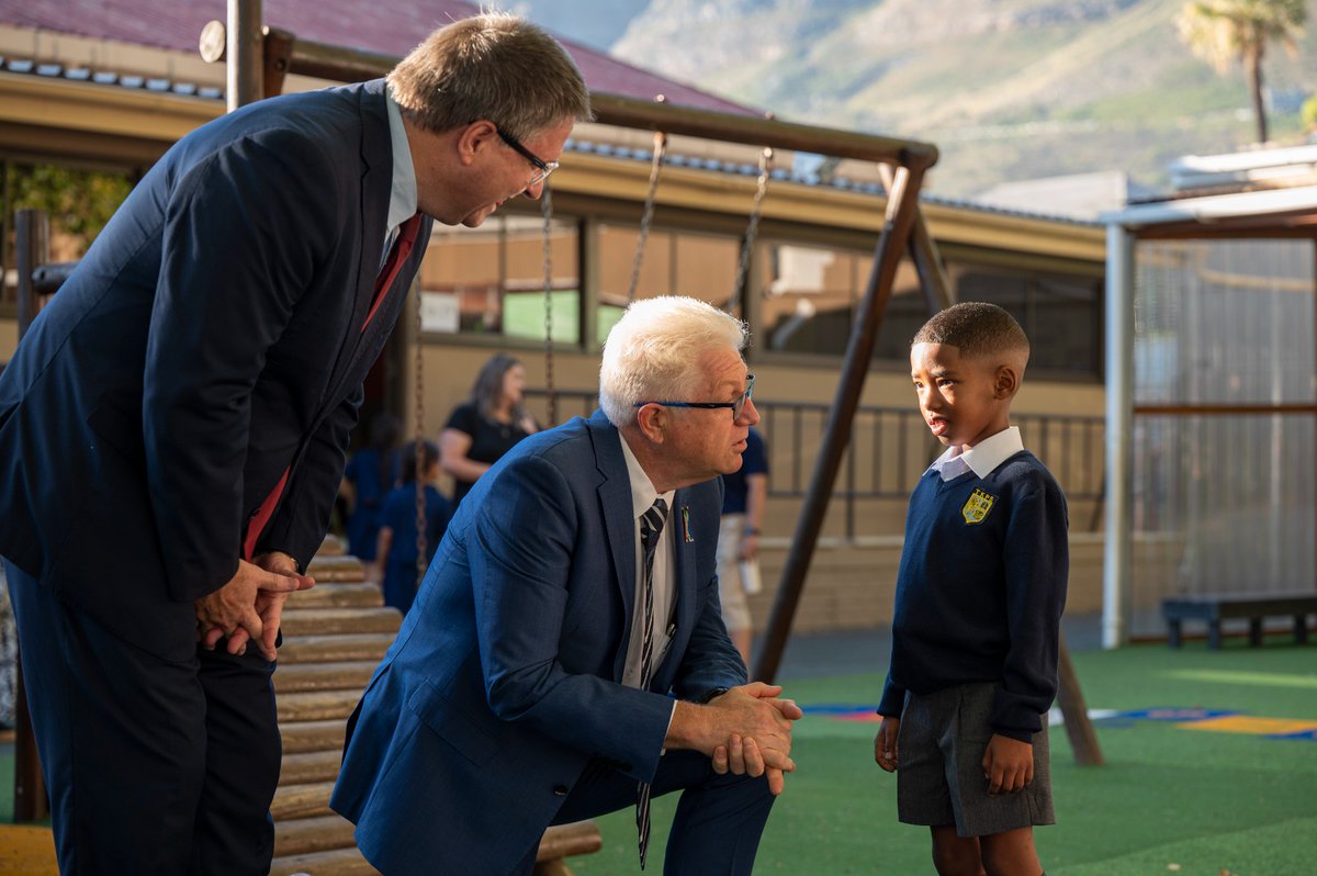 IOL's tweet photo. Western Cape Premier Alan Winde and Education MEC David Maynier visited Tamboerskloof Primary School for the start of the 2026 school year. https://t.co/vwosM1r9eh
📷: Armand Hough / Independent Newspapers

#WesternCape #AlanWinde #DavidMaynier #school #BacktoSchool https://t.co/hZxrtgtEGm