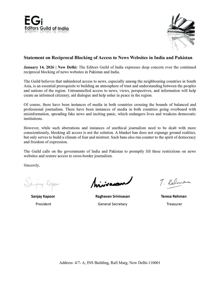 Editors Guild of India tweet media