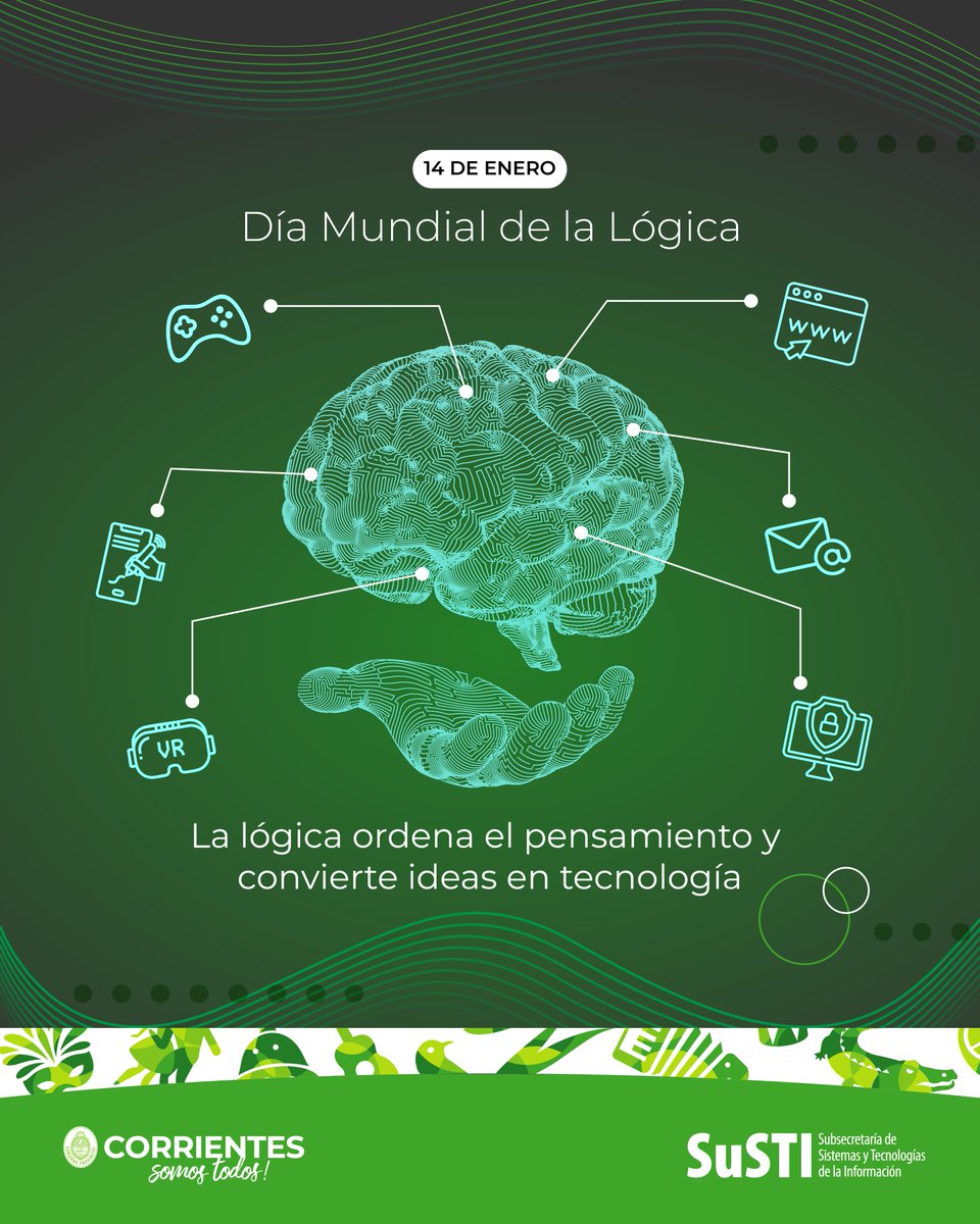 🧠 Hoy celebramos el Día Mundial de la Lógica, base de la innovación tecnológica y los sistemas que usamos todos los días 🦾 

#tech #lógica #innovación
