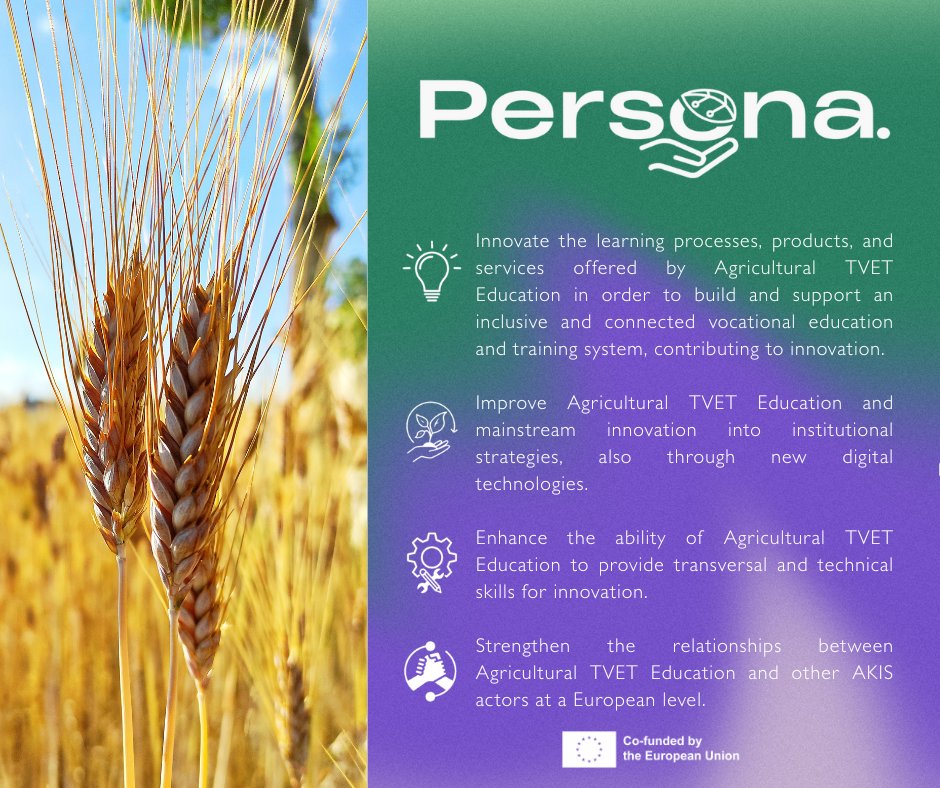 Personaeu's tweet photo. 🌾📚 The PERSONA Project creates practical learning materials for people in agriculture. 

We support farmers, educators &amp; rural workers with training that builds real, future-ready skills for a changing work environment.

👉 https://t.co/zPJCEgegmx https://t.co/XvRTFQgbRO