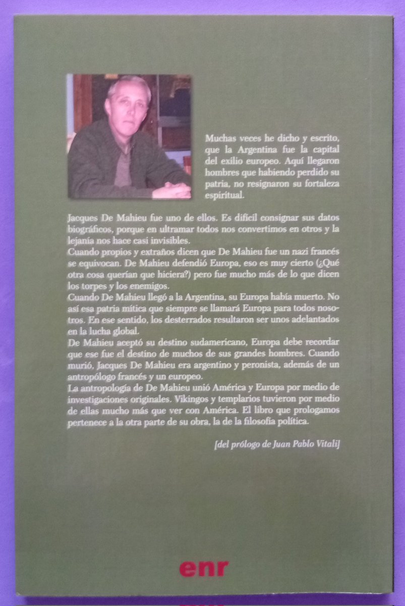 monpaslibros's tweet image. 📚 Título: Maurras y Sorel

📝 Autor: Jaime María de Maiheu 

📌 Editorial: ENR

🔎 Estado: Nuevo

🛒 Precio: 10,00 euros

✅ Disponible en nuestro perfil de Wallapop

✉️ Escríbenos por MD

📦 Envíos a toda España