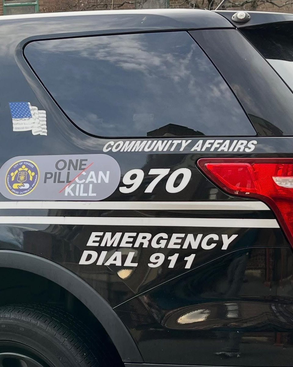 YonkersPD's tweet photo. You may see some new decals on our cars from our Community Opioid Outreach Program (COOP), spreading awareness about the dangers of opioids!

We've been working with the community on this program for a few years now, and the feedback has been overwhelmingly positive. 

Visit the link in our bio for more info on the program and come see us at one of our upcoming YPD COOP Events this month for free Narcan and training!

COOP Pop-Up Event
📅1/14/2026 from 4pm-8pm
❗Shoprite- 25 Prospect Street

COOP Pop-Up Event
📅1/20/2026 from 12pm-4pm
❗Lincoln Park (S Broadway & McLean Ave)

COOP Pop-Up Event
📅1/26/2026 from 4pm-8pm
❗Shoprite- 278 Tuckahoe Road

#yonkerspd #yonkerspolice #yonkers #opioid