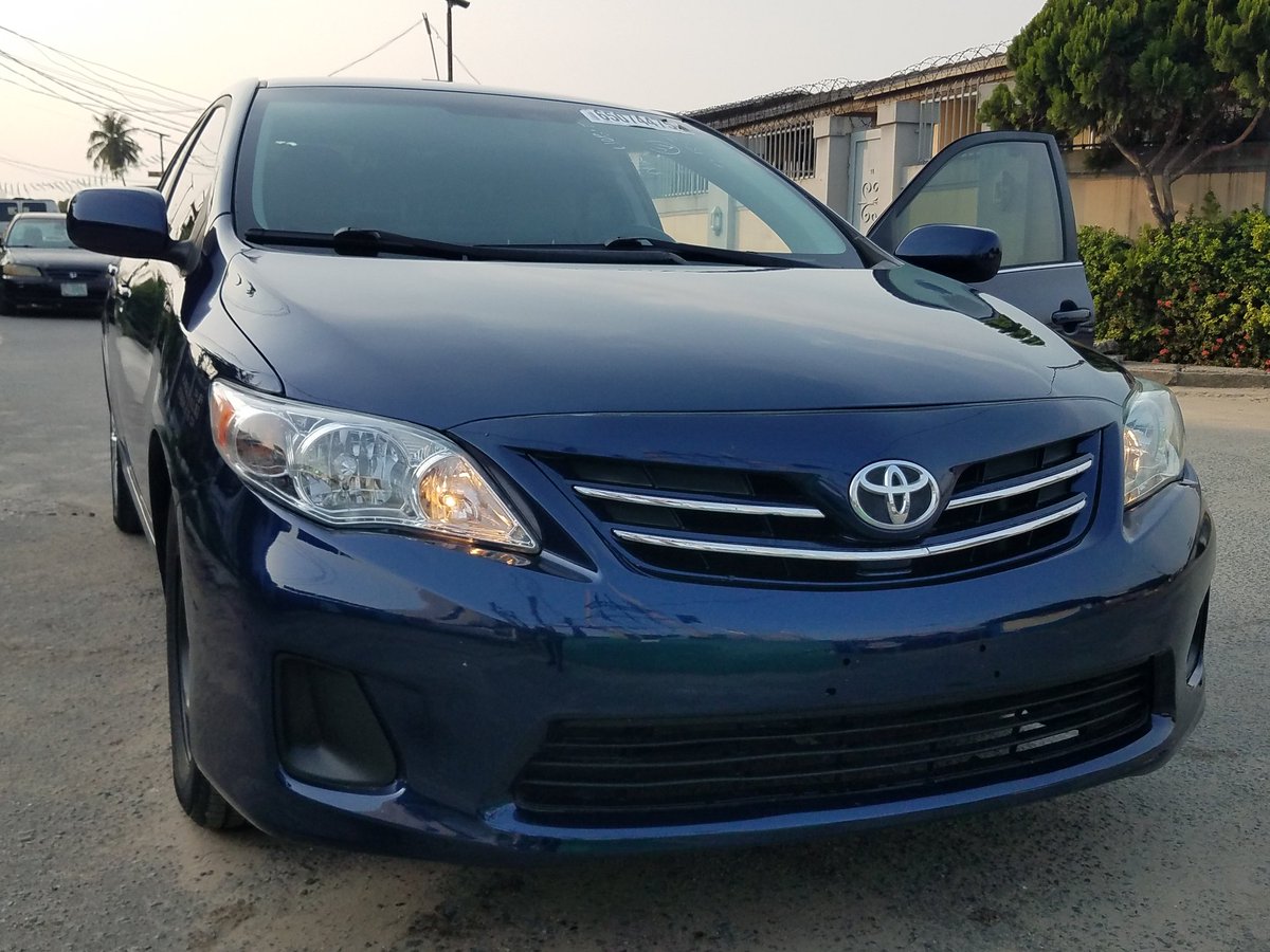 Slimderaz's tweet photo. Pls retweet 
Corolla 2013
Foreign used
Fabric 
Automatic transmission 13.5m
Dm 08033982154#NGAMAR https://t.co/nqhcbQA1Ls