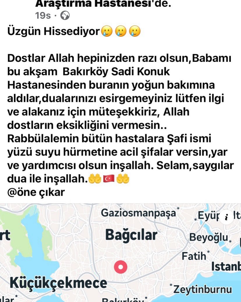 Rabbülalemin tüm hastalarımıza Şafi ismi yüzü suyu hürmetine acil şifalar versin inşallah.Selam,saygılar dua ile inşallah.🤲