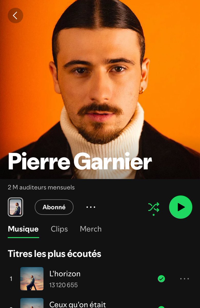 Mlk18923's tweet image. Il est repassé à 2M d’auditeurs mensuel😝🙏🏼 #PierreGarnier