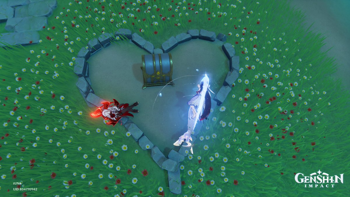 fishifiedfish's tweet image. after 5 years, finally unlocked the chest on heart island 😭 @takasakinozomi 😘