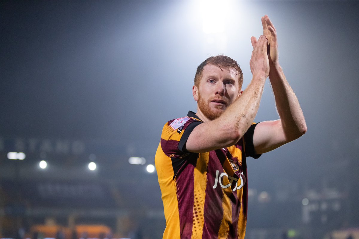 During his time with Bradford City (since July 2022), Brad Halliday was the only player across England's top four tiers in the league to record: 

250+ clearances
350+ tackles
700+ ball recoveries
800+ duels won

A fantastic servant to the club. All the best 🟤🟠 #bcafc