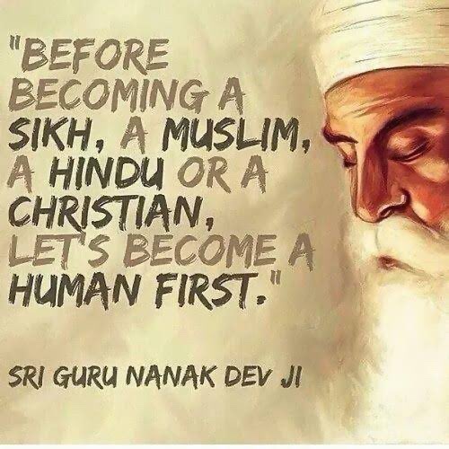 Bro, are we really putting this fake quote that Guru Nanak Dev Ji NEVER even said on the side of actual gurdwaras now? Why is our community so freaking brain dead man. It’s honestly tiring and demotivating. Daily reminder that this is a FAKE QUOTE from the Tumblr era. Stop paap!