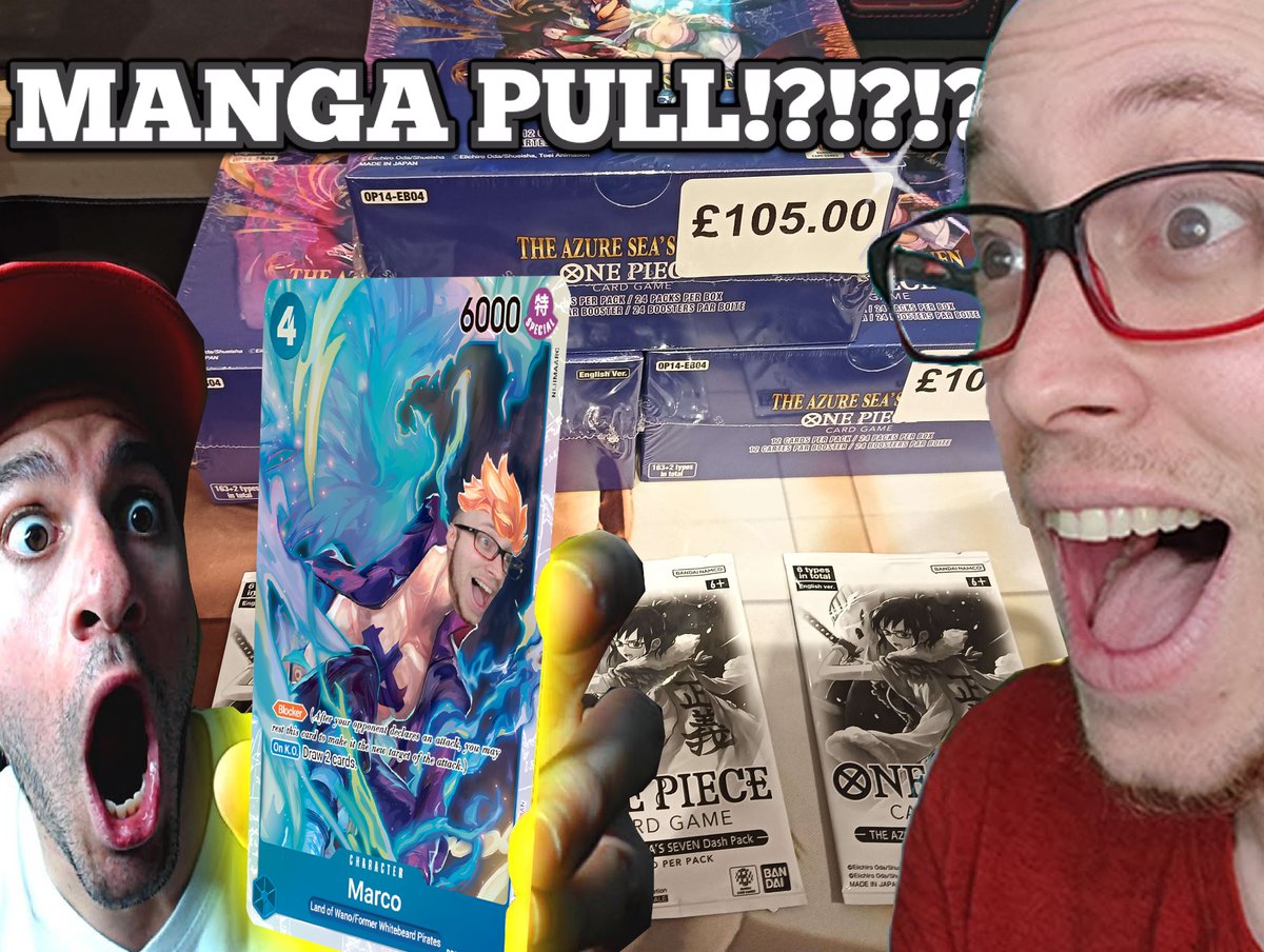 VanderVof's tweet photo. I Pulled the Rarest One Piece Card in OP14 No Commentary Just Cards (NOT SPONSORED BY ISREAL)

https://t.co/3w7Zl6nZQw

#ONEPIECE
#onepiececardgame https://t.co/FwZxB8i1eA