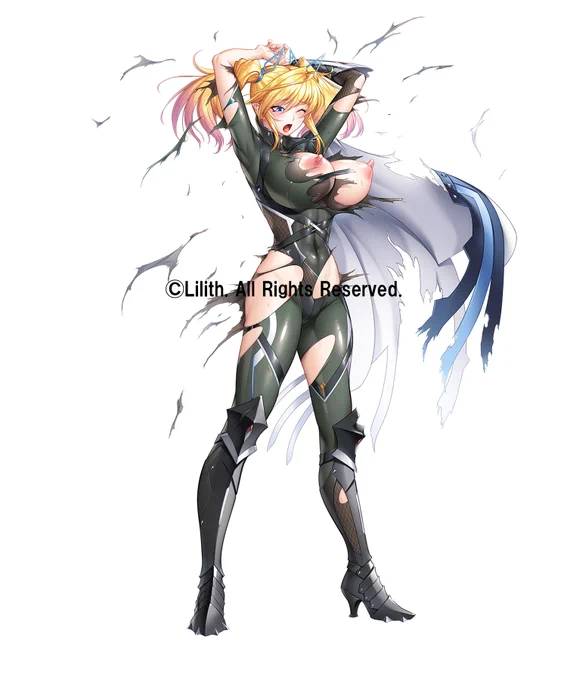 【対魔忍RPGX】1/16 17:00よりガチャに新キャラ追加! 新イベントに合わせて新たな臥者が追加。 ZOL先生謹製(SR魔性)心願寺紅 第9弾!! 「守るためにも、この剣を振るうんだ」 #対魔忍RPG