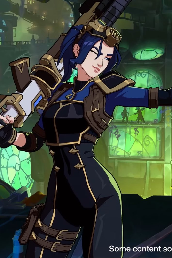 2xko 케이틀린 디자인 
기동대나 사령관시절 착장으로 안하고 you really think i needed all the guards at the hexgates 착장으로 한거 ㅈㄴ 맛잘알이네