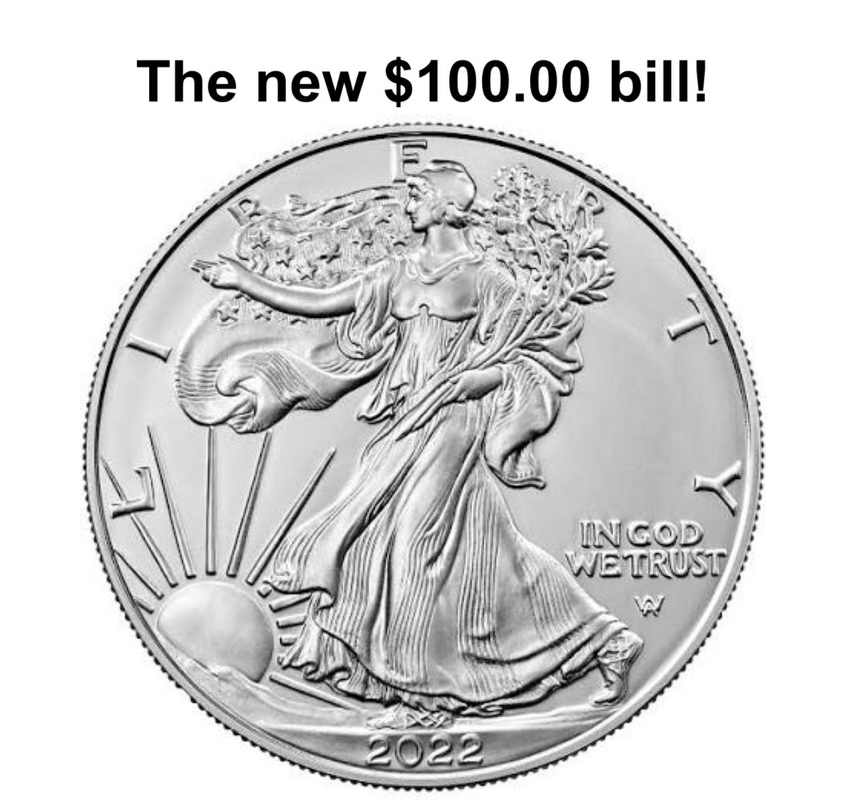 RichardCabezza's tweet image. Have you seen the new Hundo! 
Buy physical silver!