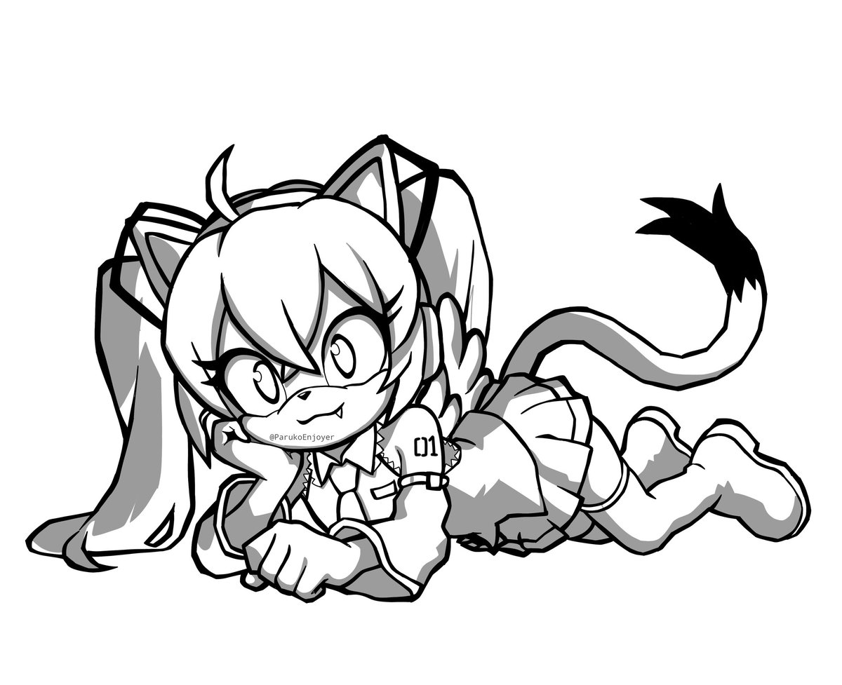 ParukoEnjoyer's tweet image. (doodle) i saw a post saying Honey is the Hatsune Miku of Sonic's universe and i really fuck with that idea