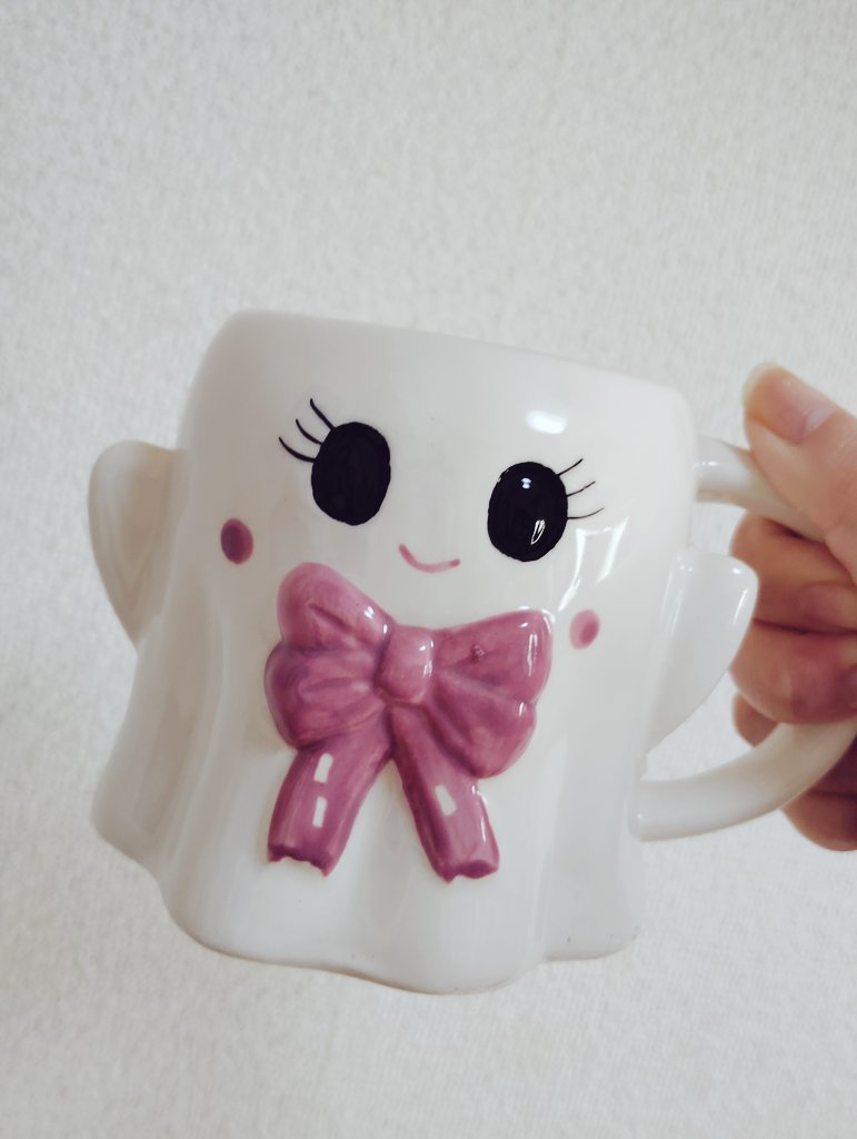 sumirezora's tweet image. お正月にｶﾜﾕｼと思いつつ、ｽﾙｰしたけれどやっぱり欲しくてこの子お迎えしちゃった( ᜊ°-° )ᜊ🎀マスカラオバケちゃんかわゆいの(🎀 ơ ᴗ ơ 🎀)