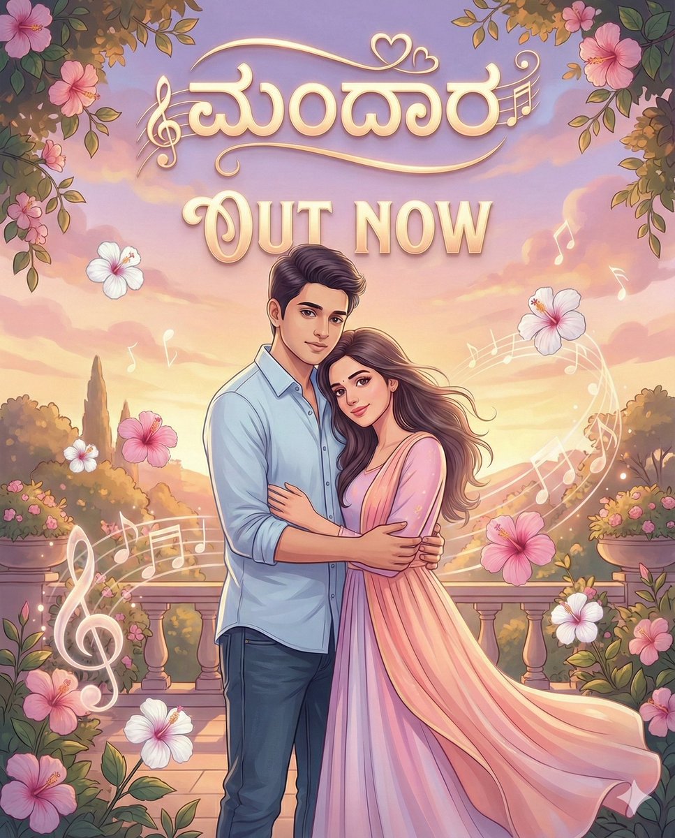 Appu_Jeevi's tweet photo. ಮಂದಾರ - Out Now 🫠❤️
Link : https://t.co/JfmCytThta
#JeeStudios #JeeWrites #JeeMusic #KannadaRomanticMelody #KannadaSong https://t.co/KubEt63bP7