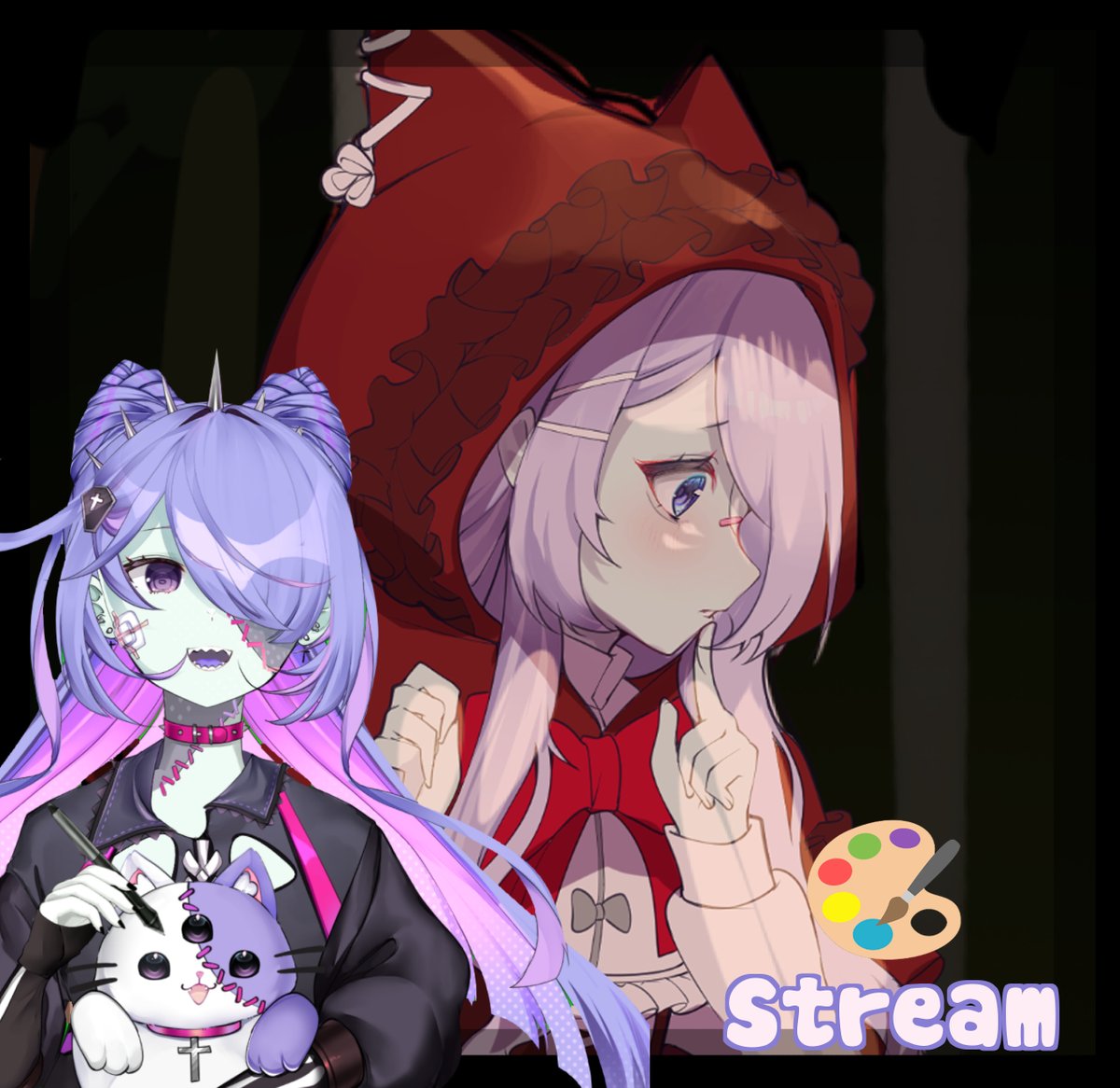 tac_toki's tweet image. 🎨S͓̽t͓̽r͓̽e͓̽a͓̽m͓̽ - 17.00 Uhr  
Heute gibt's wieder einen Art stream &amp;gt;w&amp;lt;✏️ 
Schaut gerne rein und vergesst euer trinken nicht🧋 
▶️twitch.tv/tactokichan      
#GerVTuber #ArtStream #ZombieStream