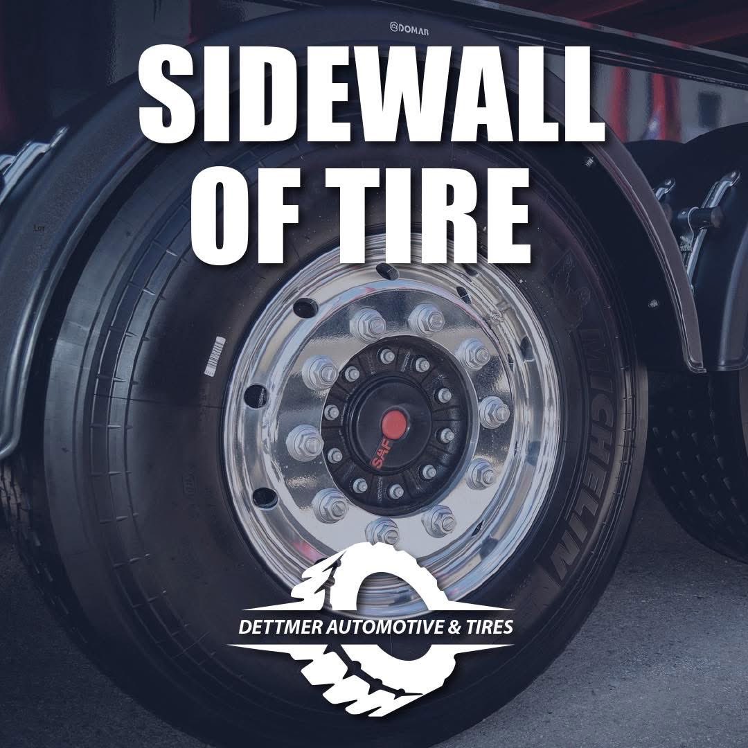 🛞 SIDEWALL OF TIRE 

The sidewall is the flexible, vertical side of a tire between the tread (the part that touches the road) and the wheel rim, serving to support the tire's structure, absorb road shock and important info

#Guelph #GuelphTires #GuelphAutoRepair #DettmerTire